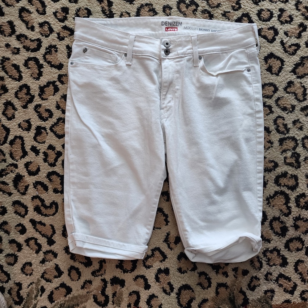 Women's denim Bermuda shorts